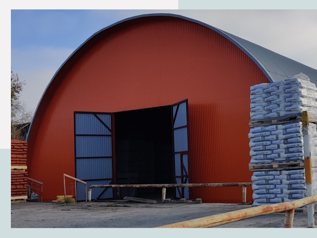 Полукруглые ангары по цене от 618 руб. в Урюпинск