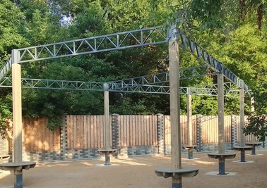 Терраса из металлоконструкций под ключ, проектирование, изготовление и монтаж от СтальСтрой-Рюп